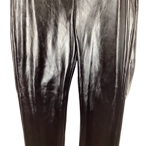 I.AM.GIA Black Faux‎ Leather Pants Size Medium Statement Party Cocktail Dress - Picture 5 of 10
